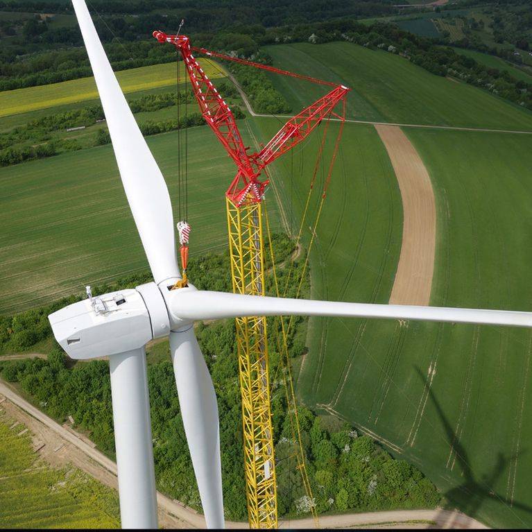Wind turbine photograph