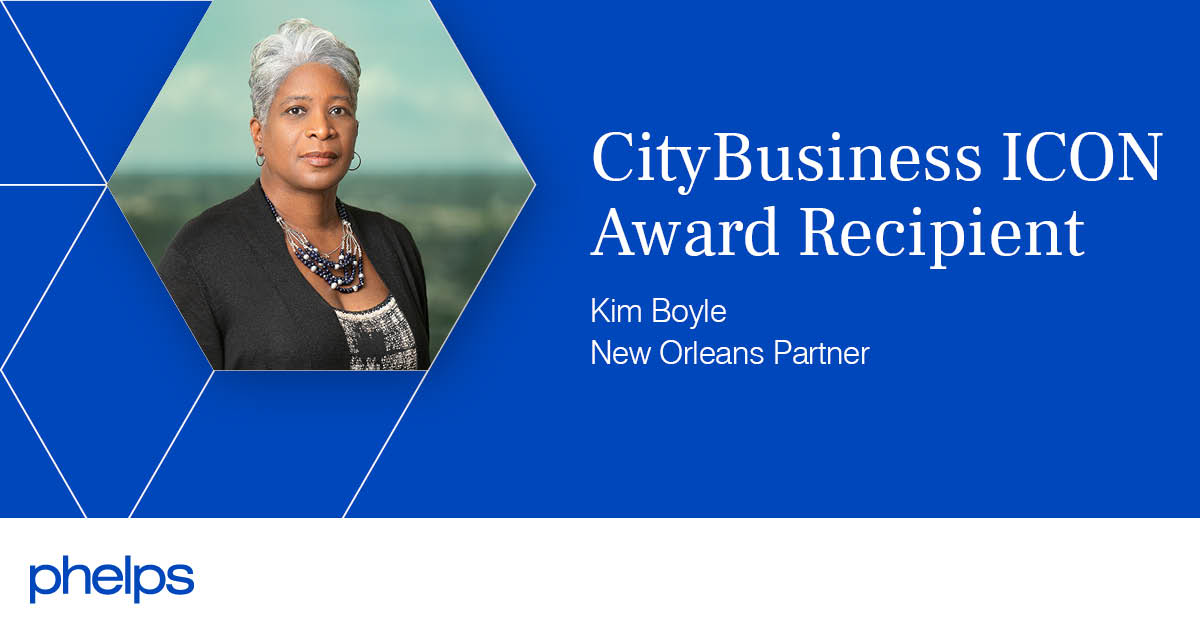CityBusiness Honors Kim Boyle as a New Orleans Icon Phelps Dunbar LLP