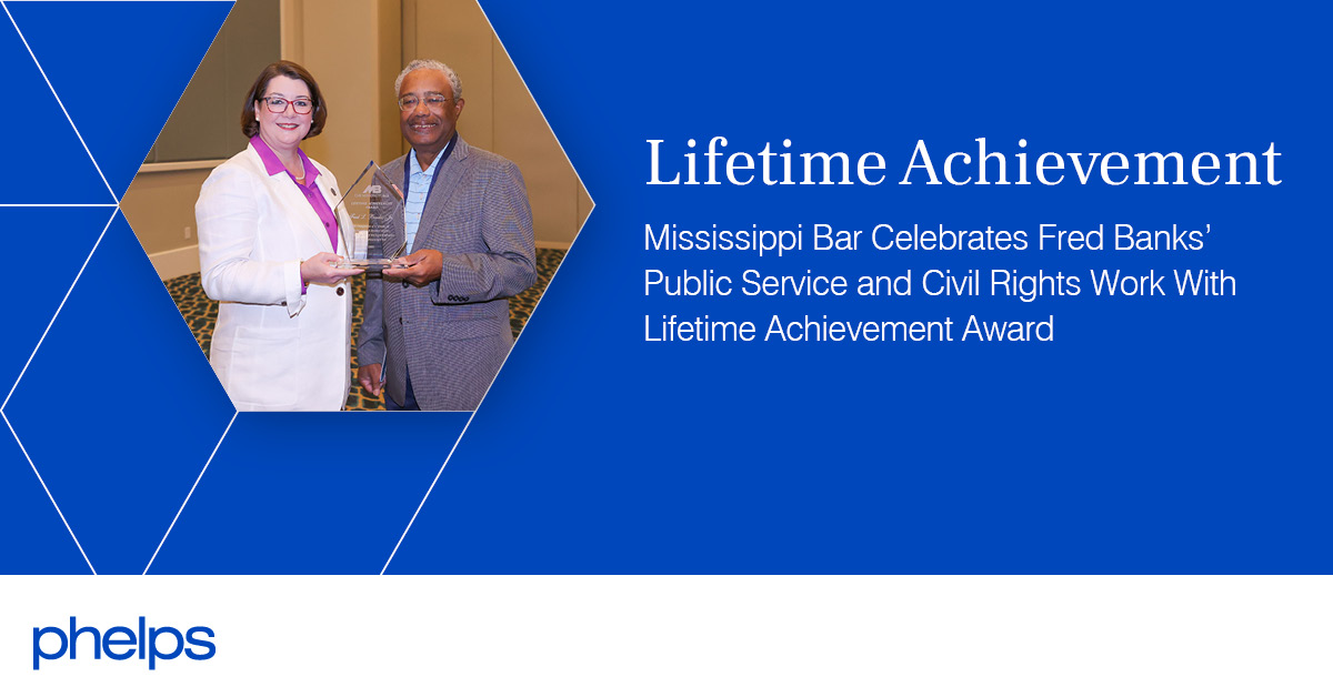 Mississippi Bar Celebrates Fred Banks’ Public Service and Civil Rights