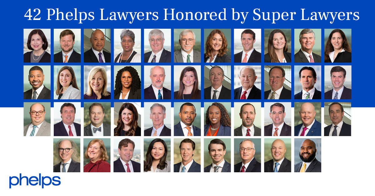 42 Phelps Lawyers Honored by 2023 Louisiana Super Lawyers and Rising