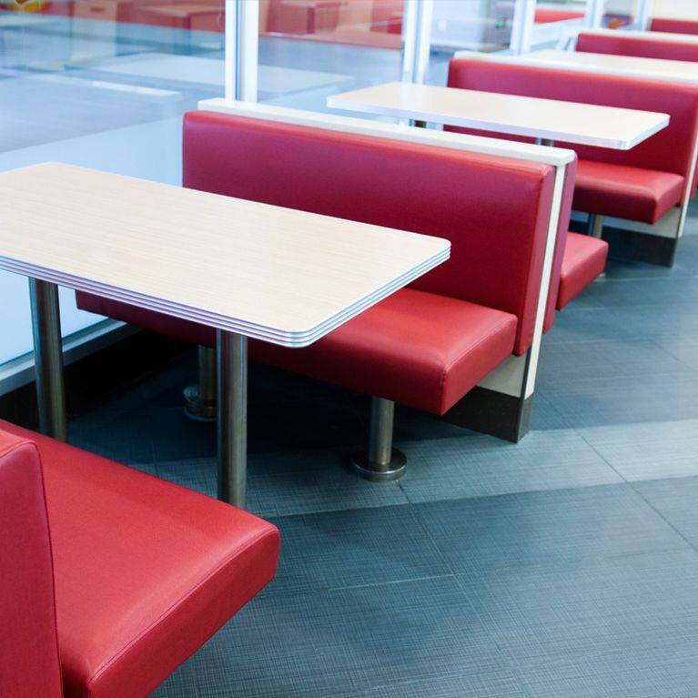 Restaurant booths photograph